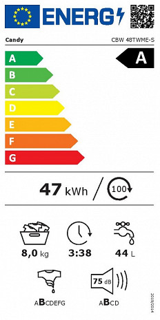 Veļas mašīna  CBW 48TWME-S