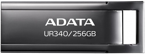 USB zibatmiņa MEMORY DRIVE FLASH USB3.2 256G/BLACK AROY-UR340-256GBK ADATA AROY-UR340-256GBK