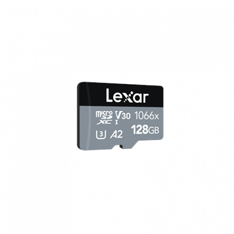 Карта памяти Lexar Professional 1066x UHS-I MicroSDXC, 128 GB, Flash memory class 10, Black/Gray, 120 MB/s, 160 MB/s LMS1066128G-BNANG