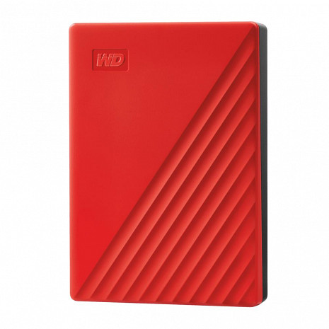 Cietais disks External HDD|WESTERN DIGITAL|My Passport|4TB|USB 2.0|USB 3.0|USB 3.2|Colour Red|WDBPKJ0040BRD-WESN WDBPKJ0040BRD-WESN