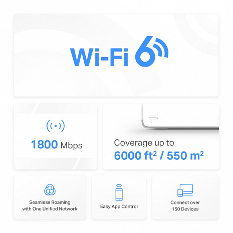 Mājas Wi-Fi tīkla sistēma (Mesh)  HALOH70X(3-PACK)