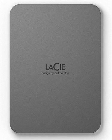 Cietais disks External HDD|LACIE|Mobile Drive Secure|STLR2000400|2TB|USB-C|USB 3.2|Colour Space Gray|STLR2000400 STLR2000400