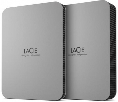 Cietais disks External HDD|LACIE|Mobile Drive Secure|STLR2000400|2TB|USB-C|USB 3.2|Colour Space Gray|STLR2000400 STLR2000400