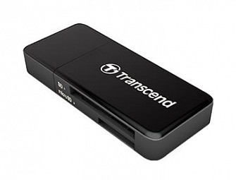 TRANSCENDAtmiņaskaršulasītājsMEMORYREADERFLASHUSB3BLACK/TS-RDF5KTRANSCEND