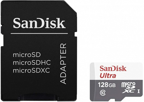 Atmiņas karte MEMORY MICRO SDXC 128GB UHS-I/W/A SDSQUNR-128G-GN6TA SANDISK SDSQUNR-128G-GN6TA