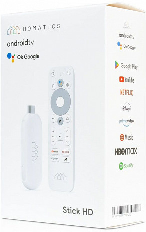 Multivides konsole (Smart TV)  Homatics Stick HD Android