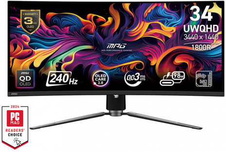 QD-OLED monitors MPG 341CQPX MPG 341CQPX QD-OLED