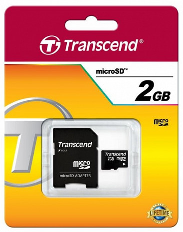 Atmiņas karte MEMORY MICRO SD 2GB/TS2GUSD TRANSCEND TS2GUSD