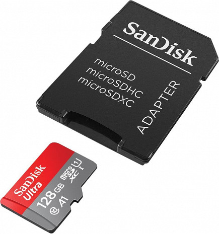 Atmiņas karte MEMORY MICRO SDXC 128GB UHS-I/W/A SDSQUAB-128G-GN6MA SANDISK SDSQUAB-128G-GN6MA