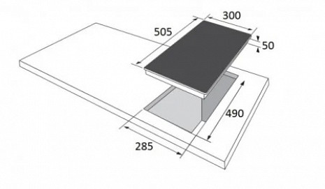 Plīts virsma  BHGI310102