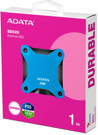 SSD disks External SSD|ADATA|SD620|1TB|USB 3.2|Write speed 460 MBytes/sec|Read speed 520 MBytes/sec|SD620-1TCBL SD620-1TCBL