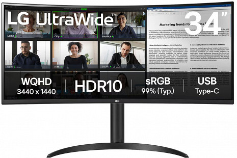 Monitors  34WR55QK-B