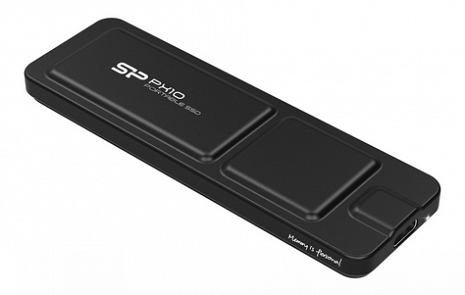 SSD disks SILICON POWER 2TB, PORTABLE SSD PSD PX10, Black SP020TBPSDPX10CK