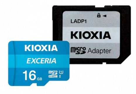 Карта памяти MEMORY MICRO SDHC 16GB UHS-I/W/A LMEX1L016GG2 KIOXIA LMEX1L016GG2