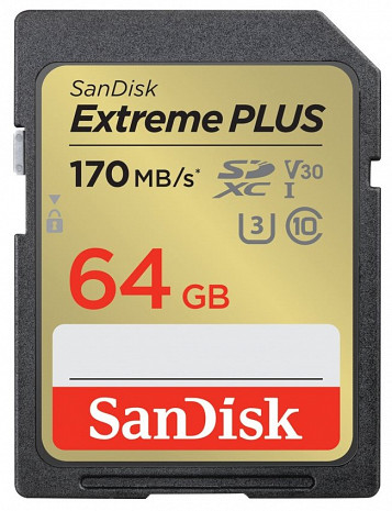 Atmiņas karte MEMORY SDXC 64GB UHS-I/SDSDXW2-064G-GNCIN SANDISK SDSDXW2-064G-GNCIN