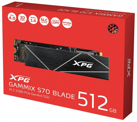 SSD disks XPG Gammix S70 BLADE AGAMMIXS70B-512G-CS