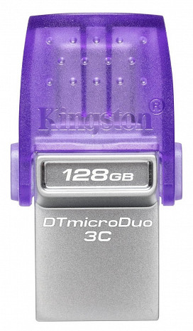 USB zibatmiņa MEMORY DRIVE FLASH USB3.2/128GB DTDUO3CG3/128GB KINGSTON DTDUO3CG3/128GB