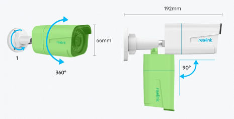 Ārtelpu IP kamera  PC810AB4K01