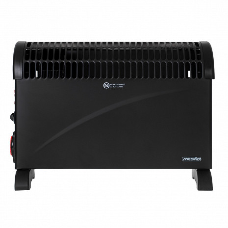 Konvekcijas gaisa sildītājs ar ventilatoru  MS 7741 black