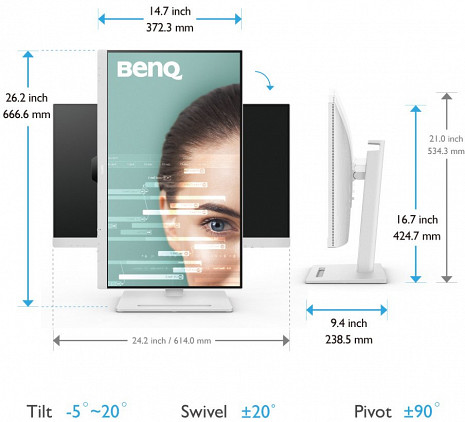 Monitors GW2790QT 9H.LLGLA.TBE