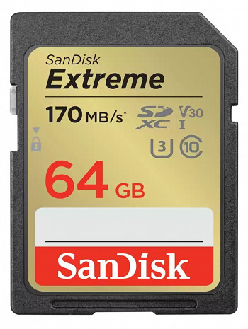 Atmiņas karte MEMORY SDXC 64GB UHS-1/SDSDXV2-064G-GNCIN SANDISK SDSDXV2-064G-GNCIN