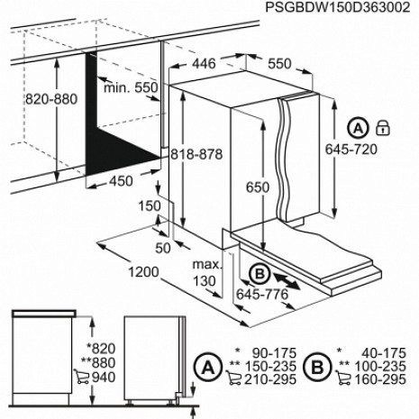 Trauku mazgājamā mašīna  EEG63400L