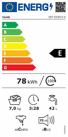 Veļas mašīna  CST 07LET/1-S