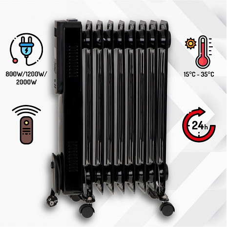 Eļļas radiators  CR 7810