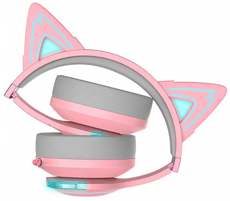 Bluetooth bezvadu austiņas G5BT G5BT pink(cat version)