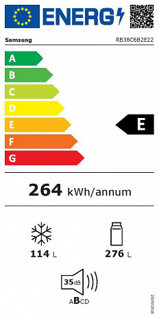 Ledusskapis  RB38C6B2E22/EF