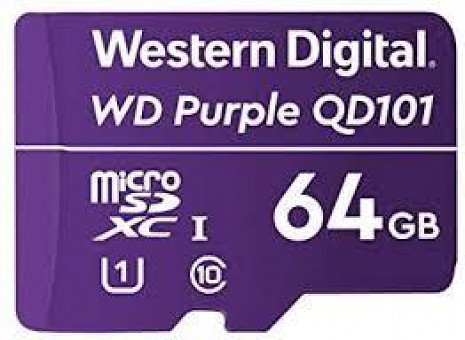 Atmiņas karte MEMORY MICRO SDXC 64GB UHS-I/WDD064G1P0C WDC WDD064G1P0C