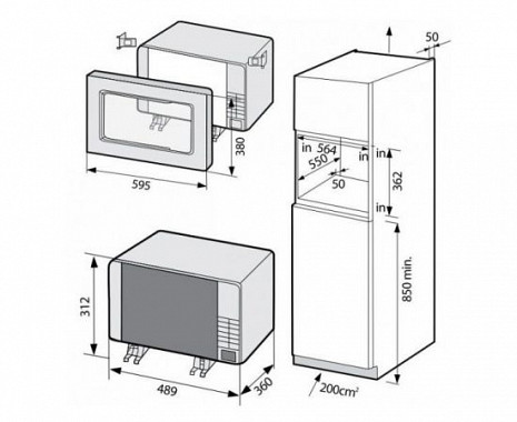 Mikroviļņu krāsns  MG23A7013CB/BA