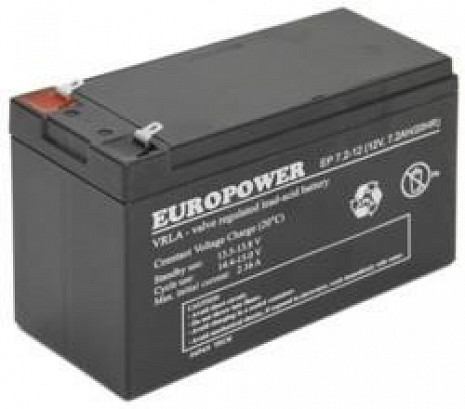 UPS akumulators EUROPOWER EP7.2-12T2