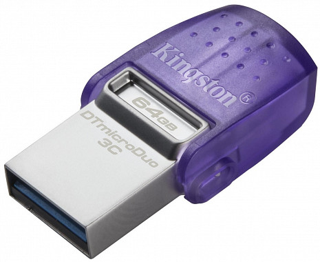 USB zibatmiņa MEMORY DRIVE FLASH USB3.2/64GB DTDUO3CG3/64GB KINGSTON DTDUO3CG3/64GB