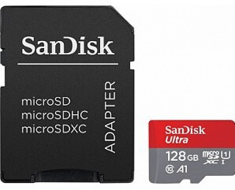 Atmiņas karte MEMORY MICRO SDXC 128GB UHS-I/SDSQUAB-128G-GN6IA SANDISK SDSQUAB-128G-GN6IA