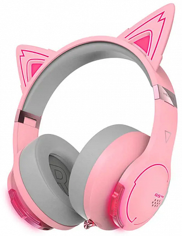 Bluetooth bezvadu austiņas G5BT G5BT pink(cat version)