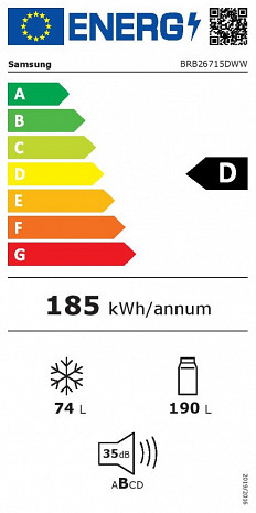 Ledusskapis  BRB26715DWW/EF