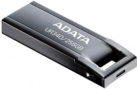 USB zibatmiņa MEMORY DRIVE FLASH USB3.2 256G/BLACK AROY-UR340-256GBK ADATA AROY-UR340-256GBK